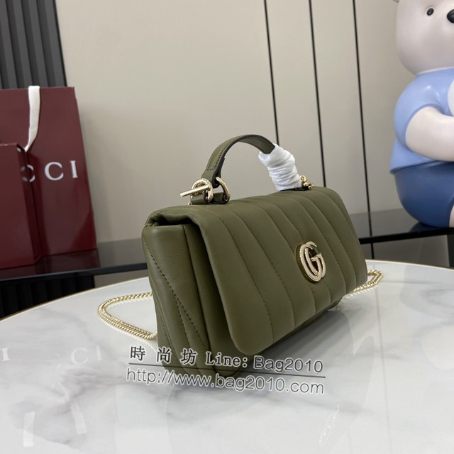 Gucci專櫃古馳最新款Milano系列迷你肩背包女士手提包 jh2386型號：806017
